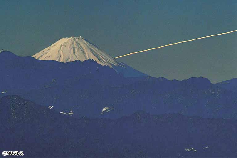 富士山から昇る南半球の星・カノープス（小諸市の高峰山） MG