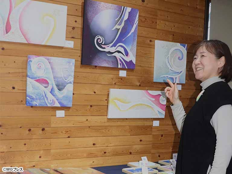 手描き友禅染作家・古根香さん作品展 安曇野で3月17日まで│MGプレス
